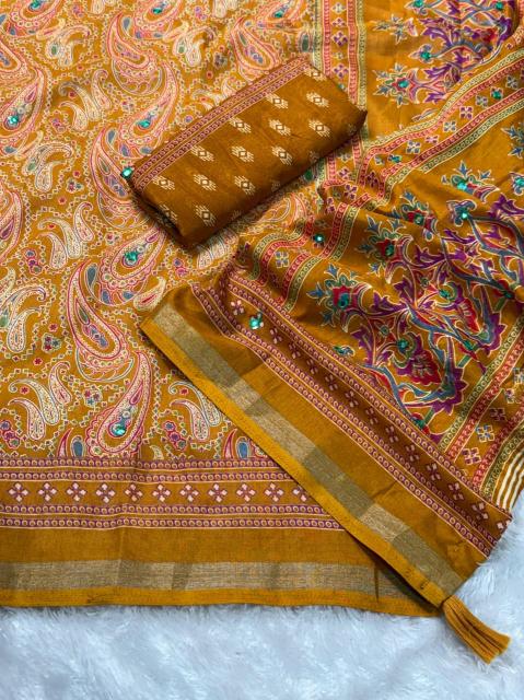 Vastrangan kalamkari ajrakh printed saree wholesale rate
